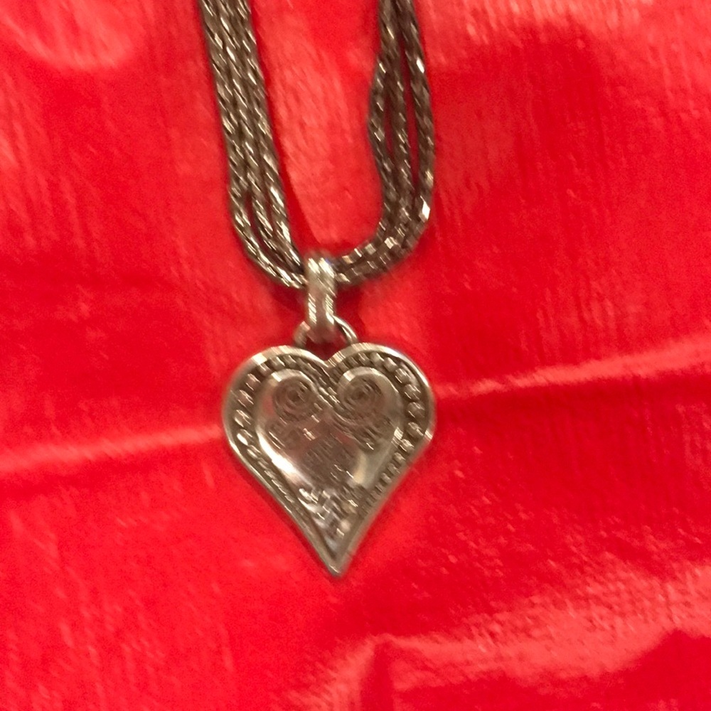 Brighton silver heart necklace